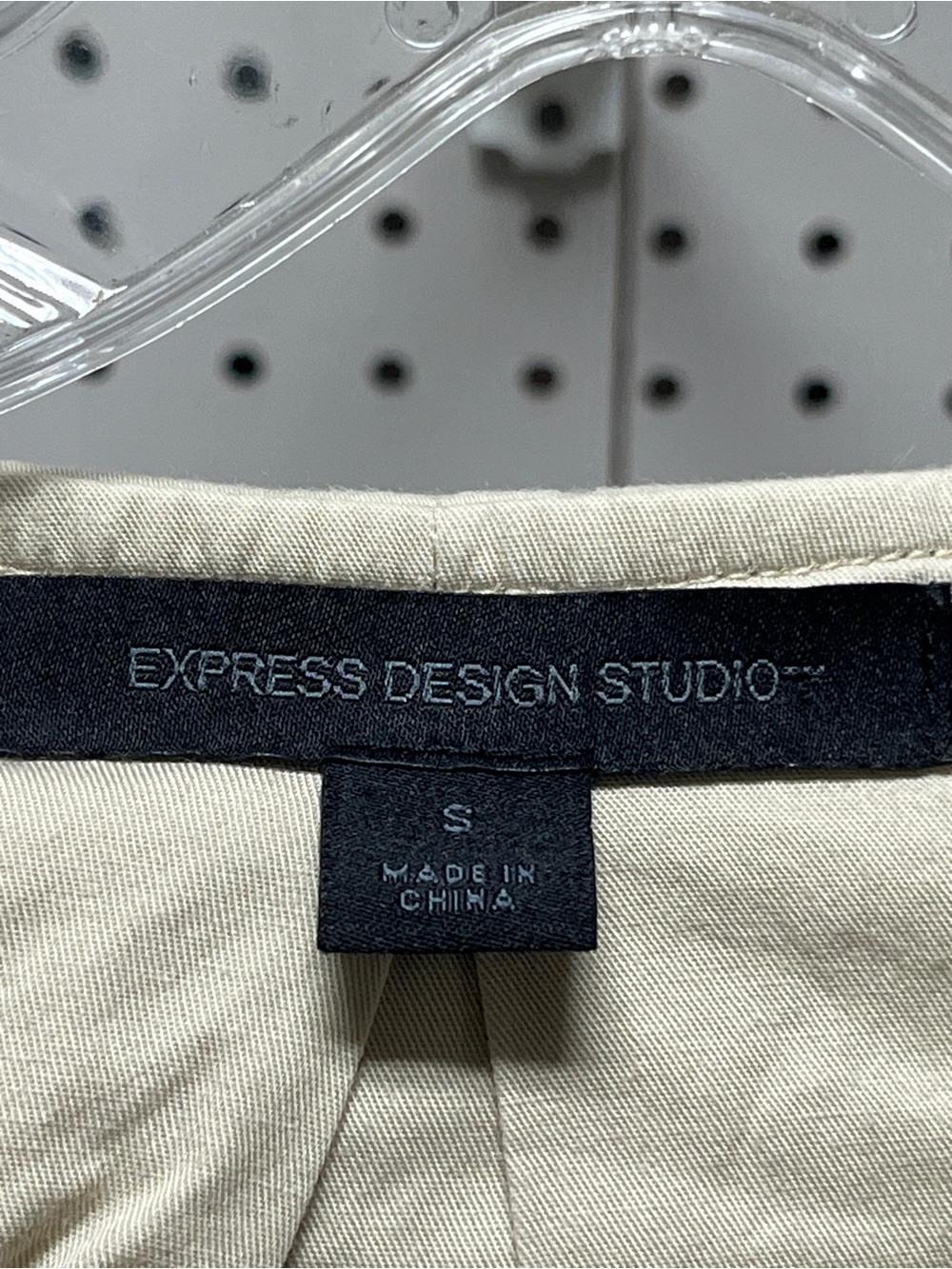 Express Cream Button-Front Kids Jacket - Picture 2 of 11